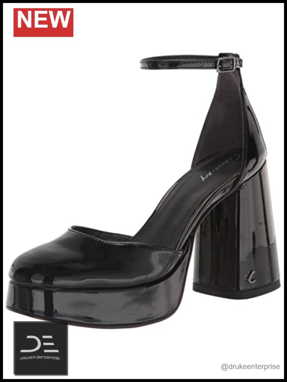 Classic Platform Heels with Adjustable Ankle Strap